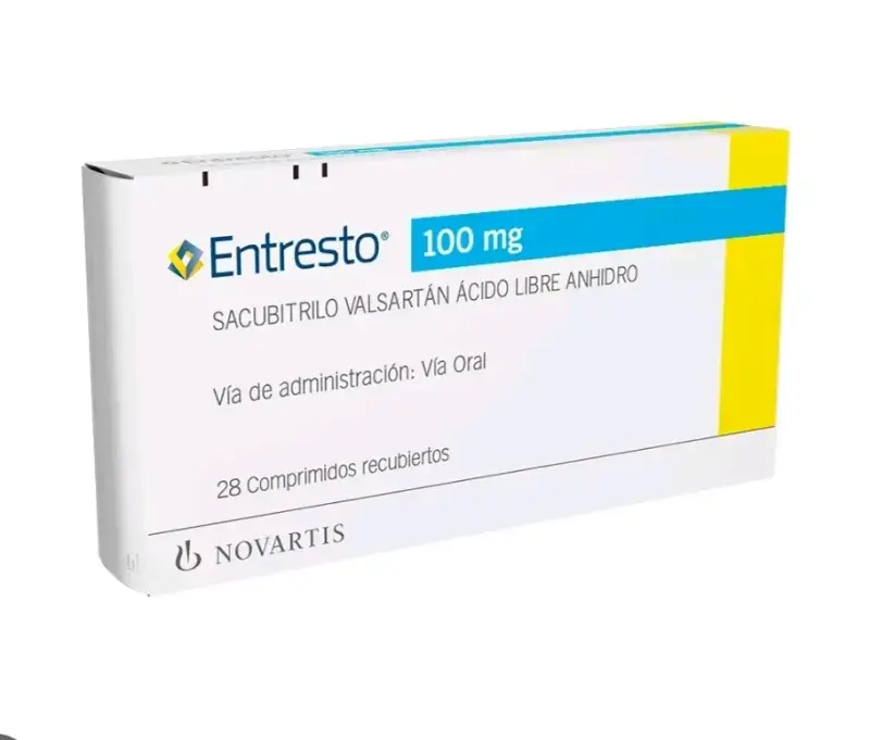 Caja Entresto 100 mg 28 comp + 14 de regalo!
