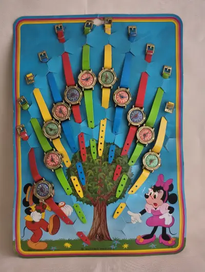 Relojes Vintage  infantiles de juguete Años 70 - miniatura 4