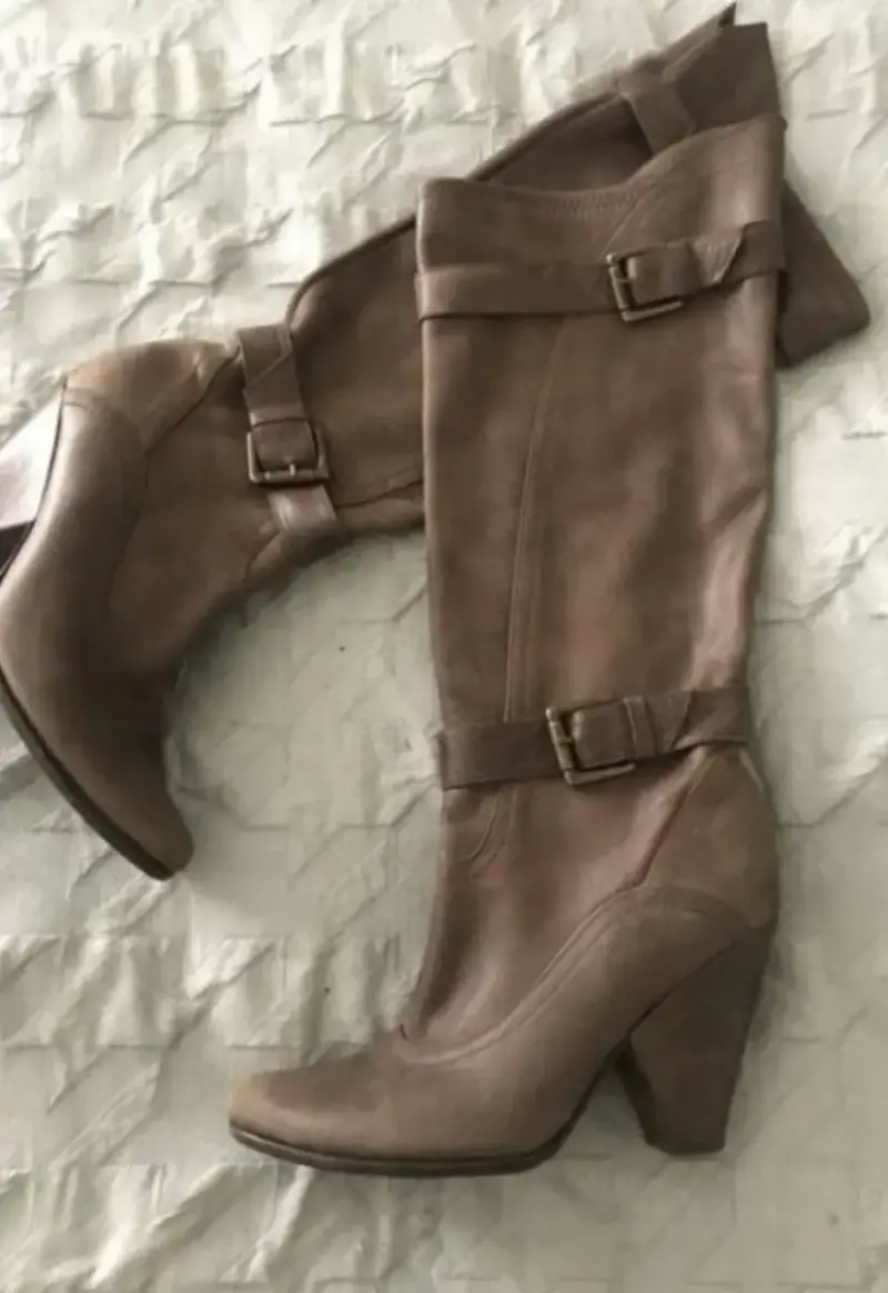 Botas de cuero marrón Ricky Sarkany - 3