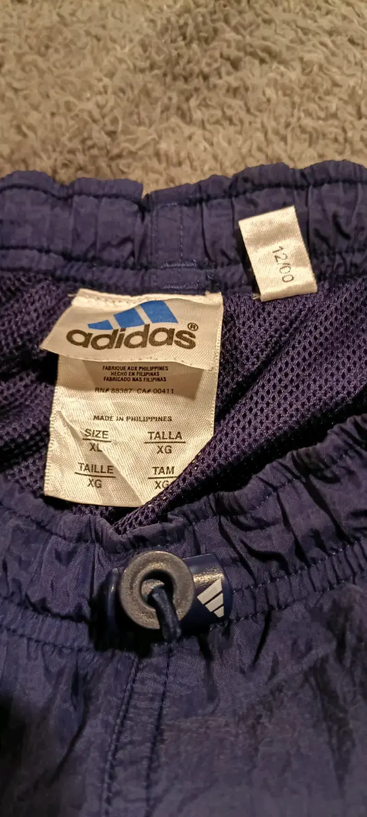 Buzo azul Adidas talla XL - 4