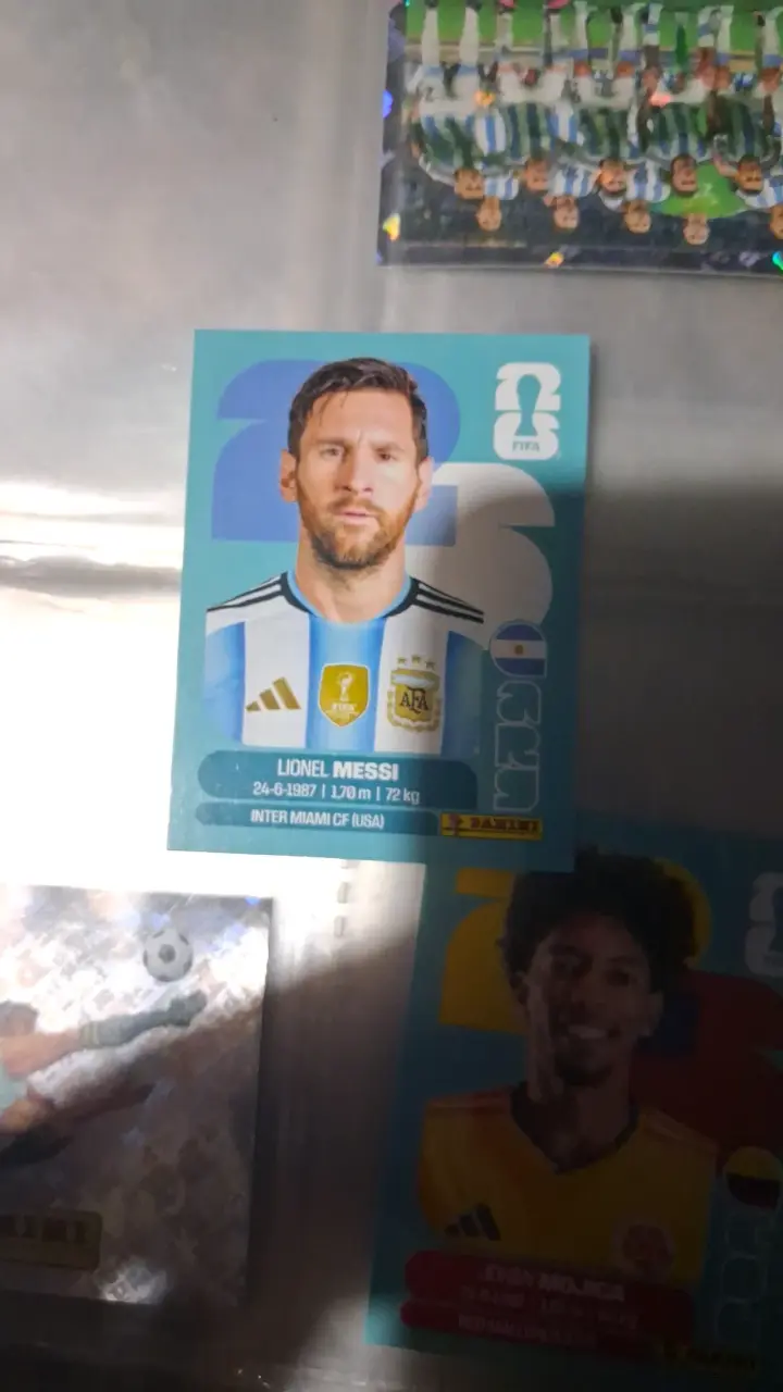 Lámina de colección Lionel Messi 2023