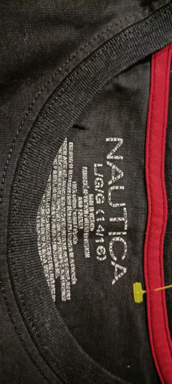 Polera manga larga negra Nautica para niño - 2