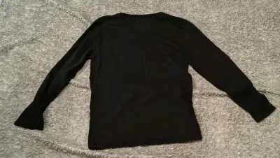 Polera manga larga negra Nautica para niño - miniatura 3