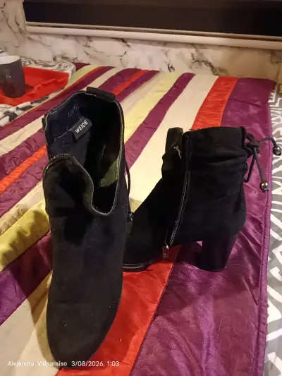 Botines de tacón alto negros Weide - miniatura 1