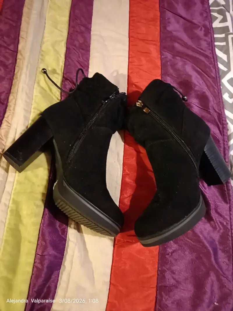 Botines de tacón alto negros Weide - 3