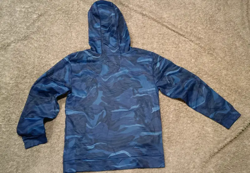 Polerón con capucha Adidas azul para niño - 2