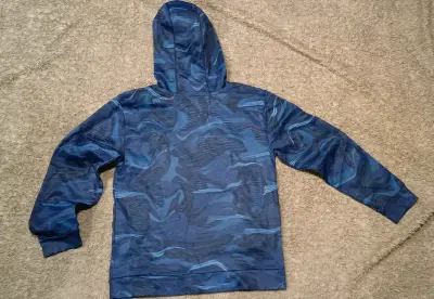 Polerón con capucha Adidas azul para niño - miniatura 2