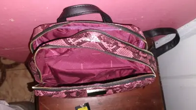 Mochila Amphora estampado serpiente rosa - miniatura 2