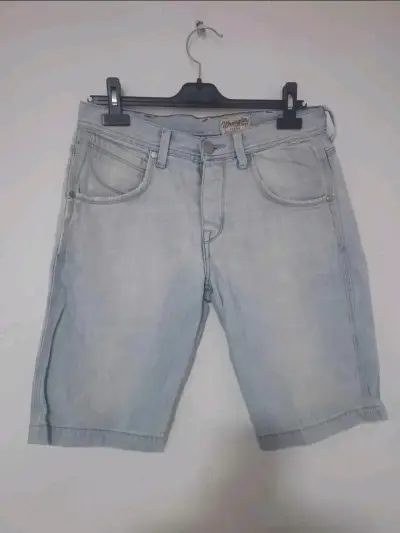 Shorts de mezclilla Wrangler Crank para hombre - miniatura 1