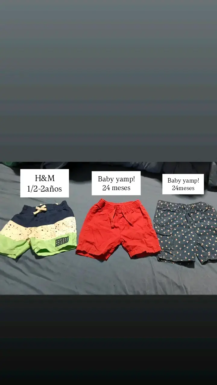 Lote de shorts para niños H&M, Baby Yamp y Zara - 1