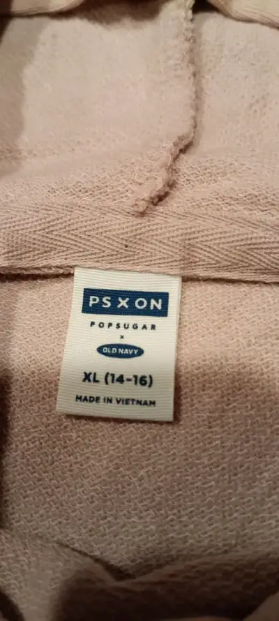 Polerón con capucha palo rosa Old Navy talla XL - miniatura 3