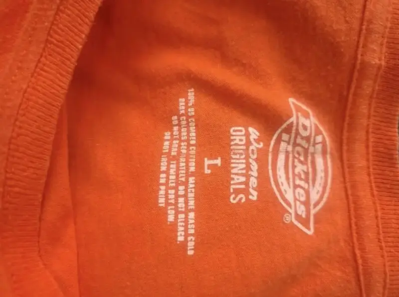 Polera naranja Dickies para mujer - 5