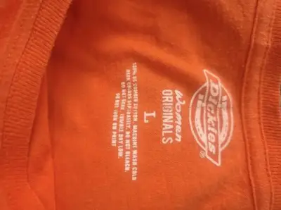Polera naranja Dickies para mujer - miniatura 5
