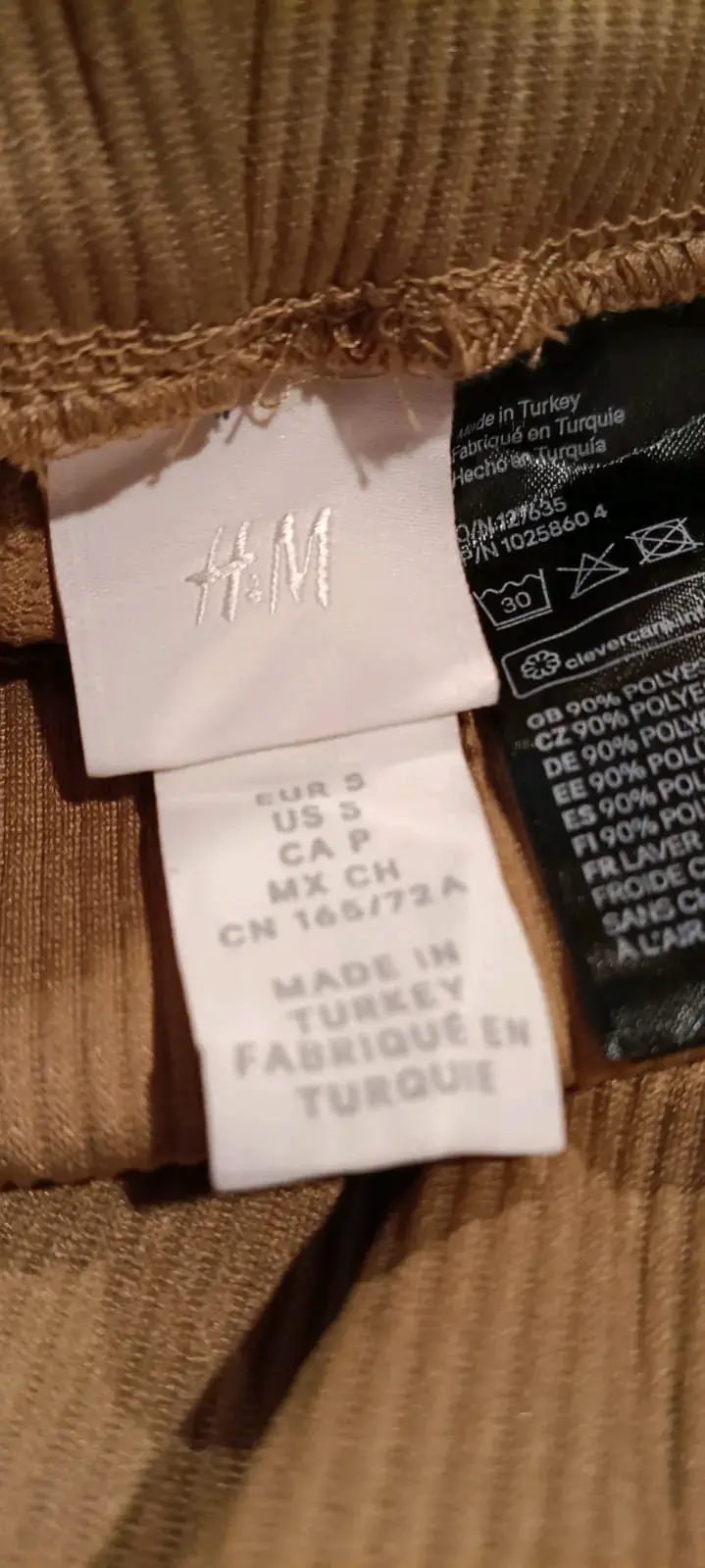 Leggings mostaza de mujer H&M - 3