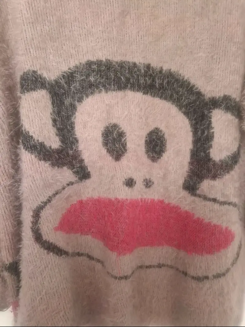 Suéter de lana con diseño de mono Paul Frank - 3