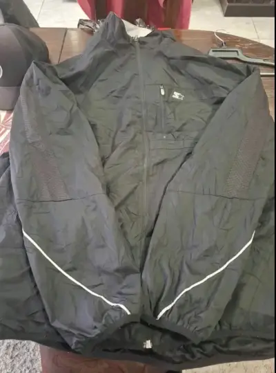 Chaqueta cortaviento negra talla 2XL - miniatura 4