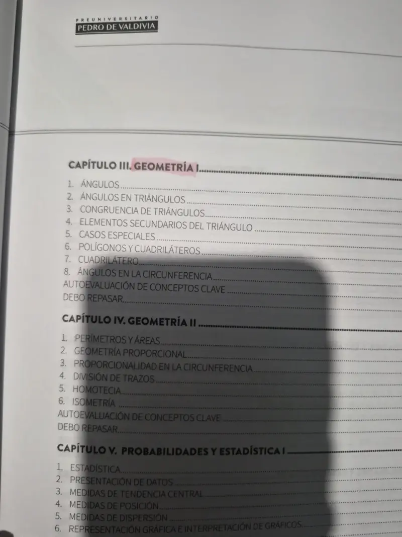Libro de Matemáticas Preu Pedro de Vald - 3
