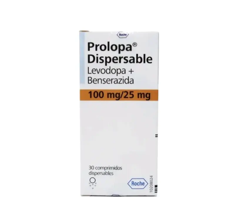 Caja prolopa Dispersable 100mg/25mg 30 comp
