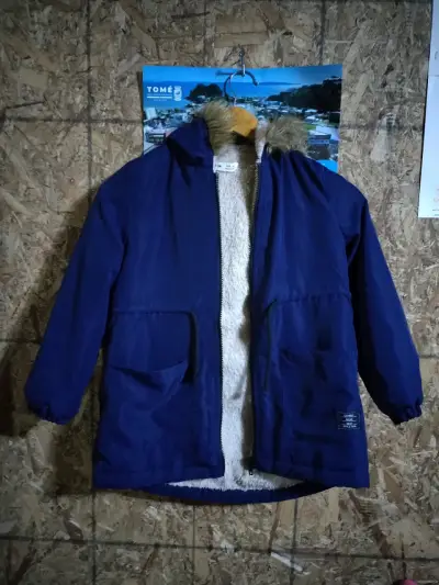 Parka azul talla 8 - miniatura 1