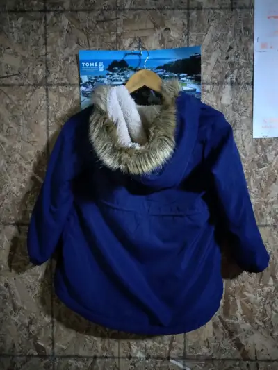 Parka azul talla 8 - miniatura 2