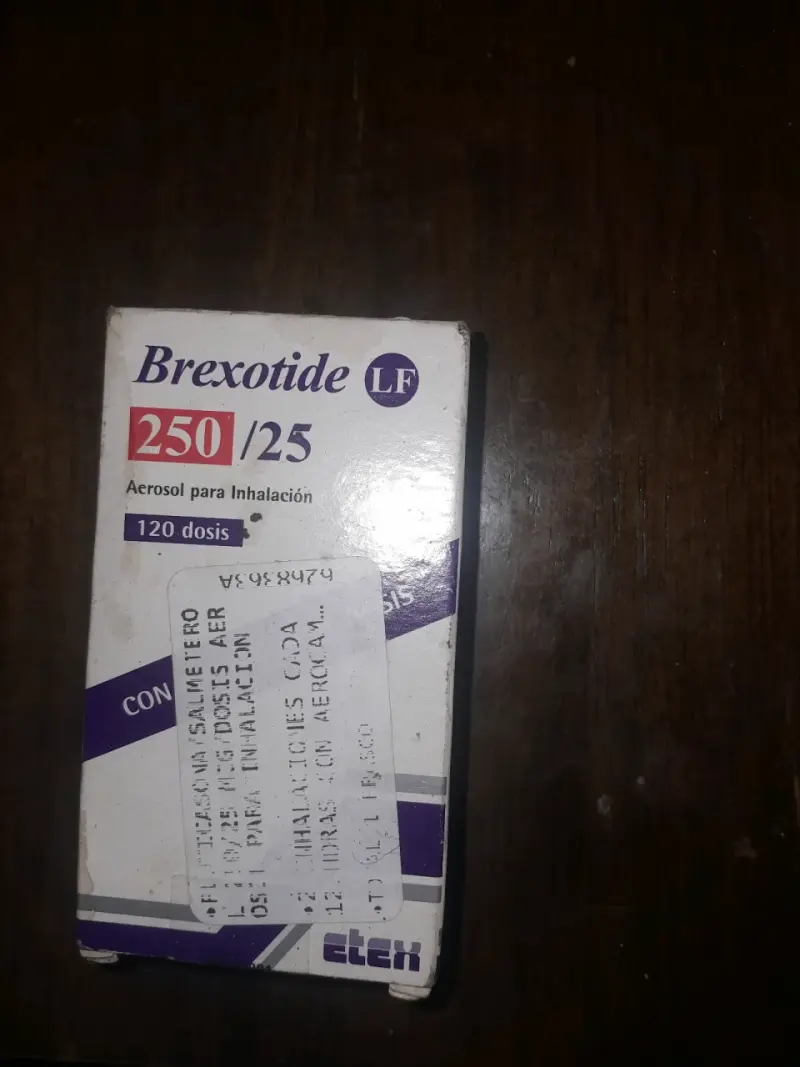 Aerosol para inhalación Brexotide 250/25 - 2