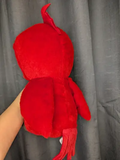 Peluche Fawkes de Harry Potter rojo y amarillo - miniatura 2