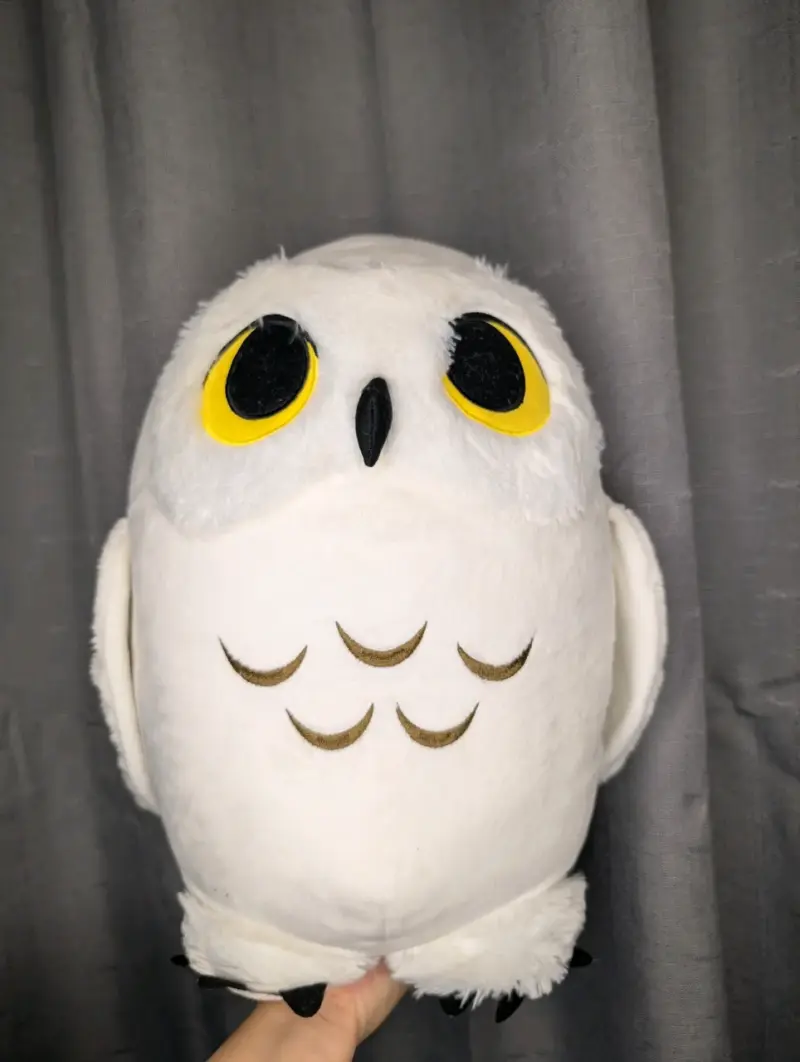 Peluche de búho blanco suave y grande - 1