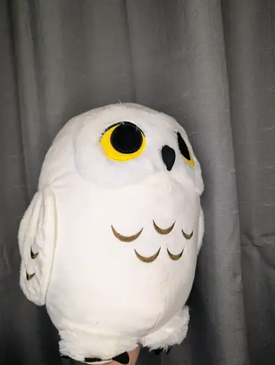 Peluche de búho blanco suave y grande - miniatura 2
