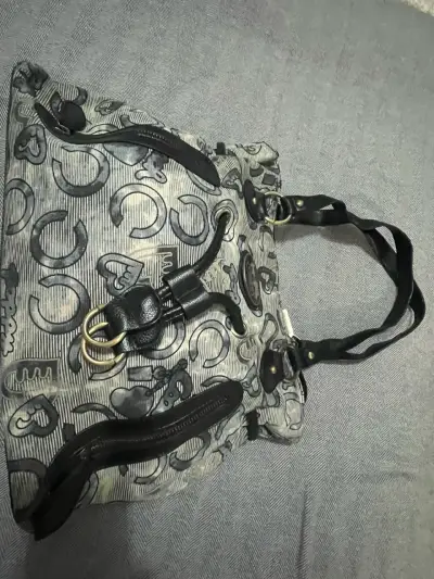 Bolso de mano Coach Poppy estampado - miniatura 3