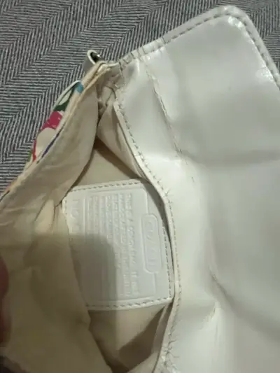 Cartera de mano Coach multicolor con hebilla - miniatura 2
