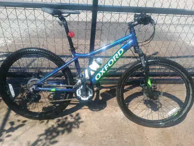 Bicicleta Oxford Drako MTB azul con suspensión - miniatura 1