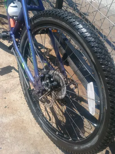 Bicicleta Oxford Drako MTB azul con suspensión - miniatura 2