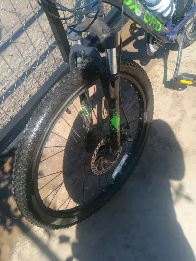 Bicicleta Oxford Drako MTB azul con suspensión - miniatura 4