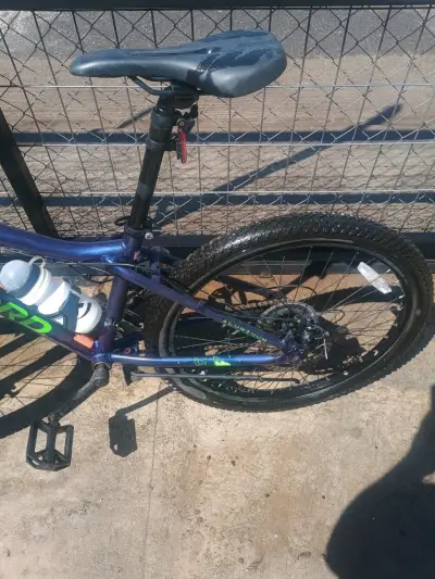 Bicicleta Oxford Drako MTB azul con suspensión - miniatura 6