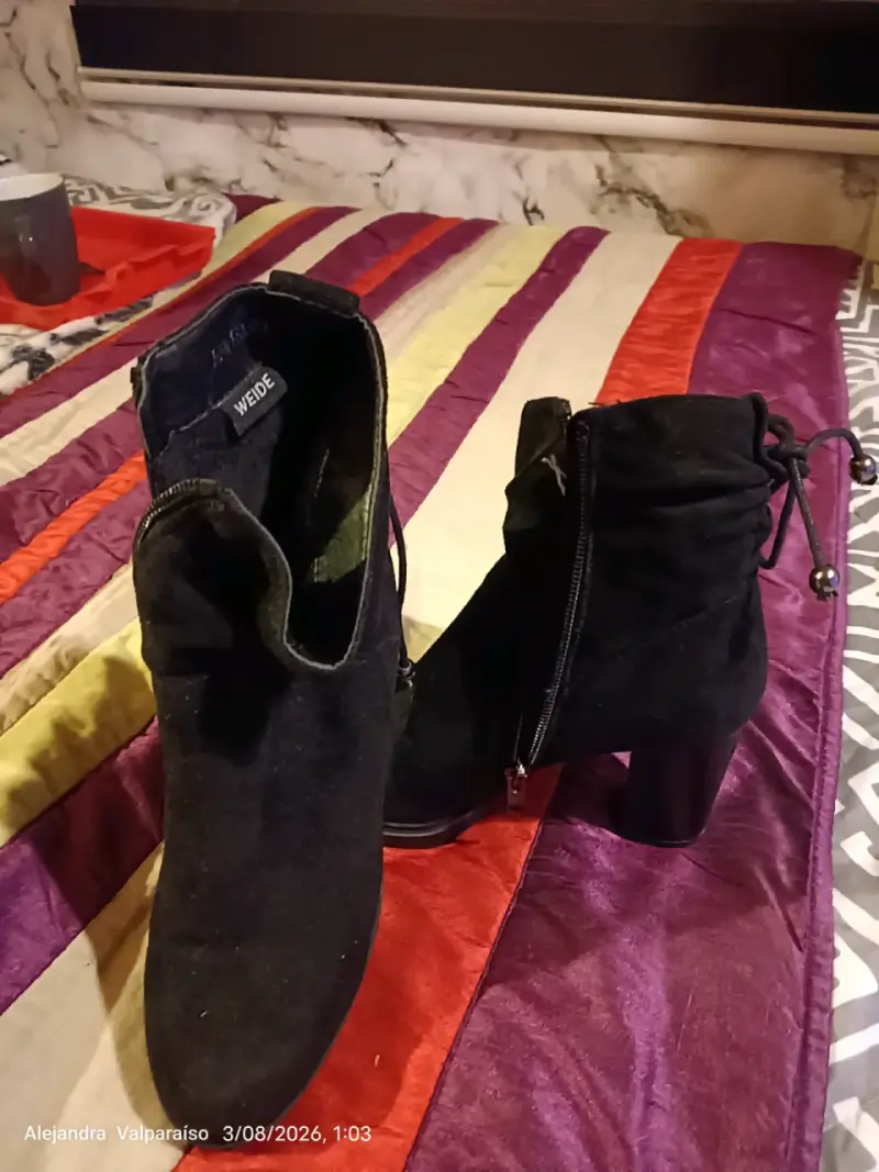 Botines de tacón alto negros Weide - 1