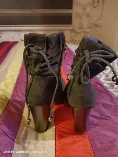 Botines de tacón alto negros Weide - miniatura 3