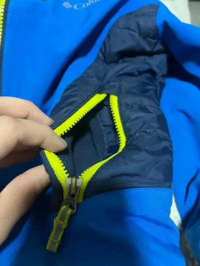 Chaqueta impermeable azul para niño Columbia - miniatura 4