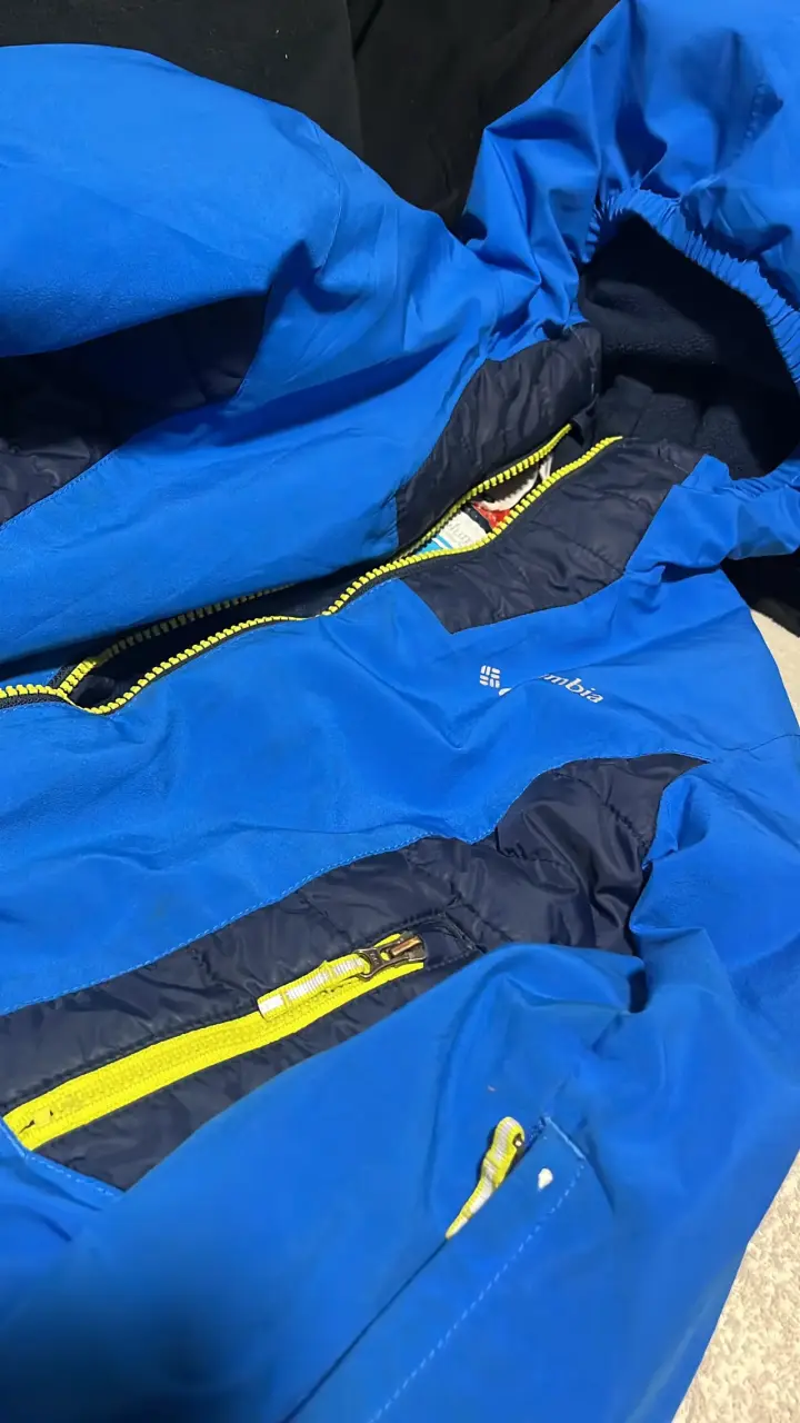 Chaqueta impermeable azul para niño Columbia - 5