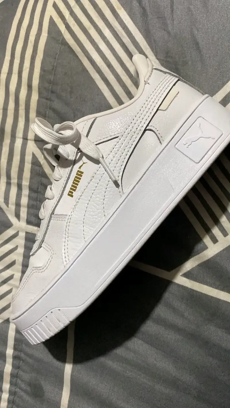 Zapatillas blancas Puma Carina Street Jr - 1