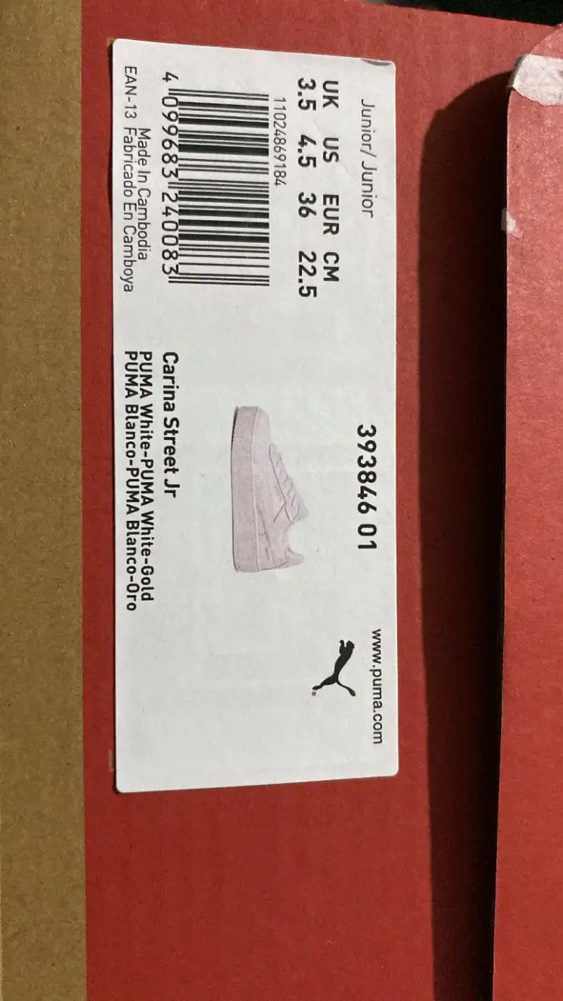 Zapatillas blancas Puma Carina Street Jr - 4