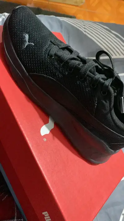 Zapatillas deportivas negras Puma mujer - miniatura 2