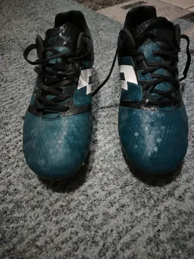 Botines de fútbol Lotto Maestro azules - miniatura 2