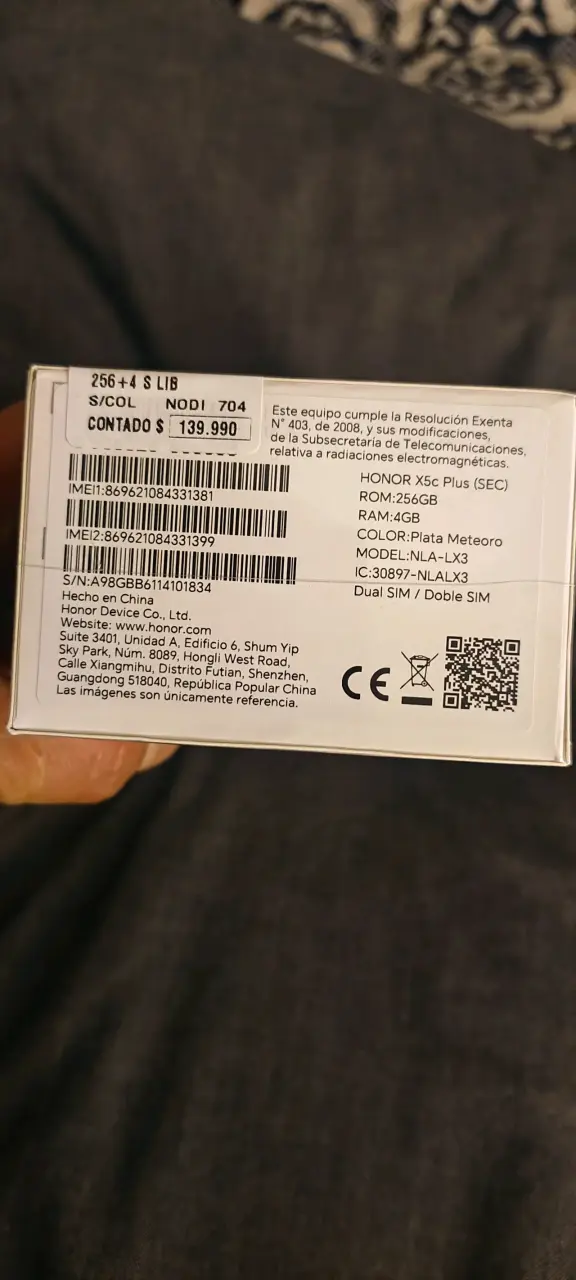 Smartphone Honor X5C Plus con batería 5260mAh - 2