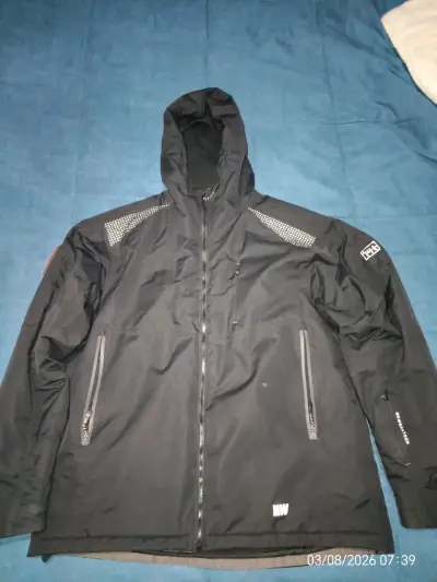Chaqueta impermeable negra para hombre NW Aspen - miniatura 1