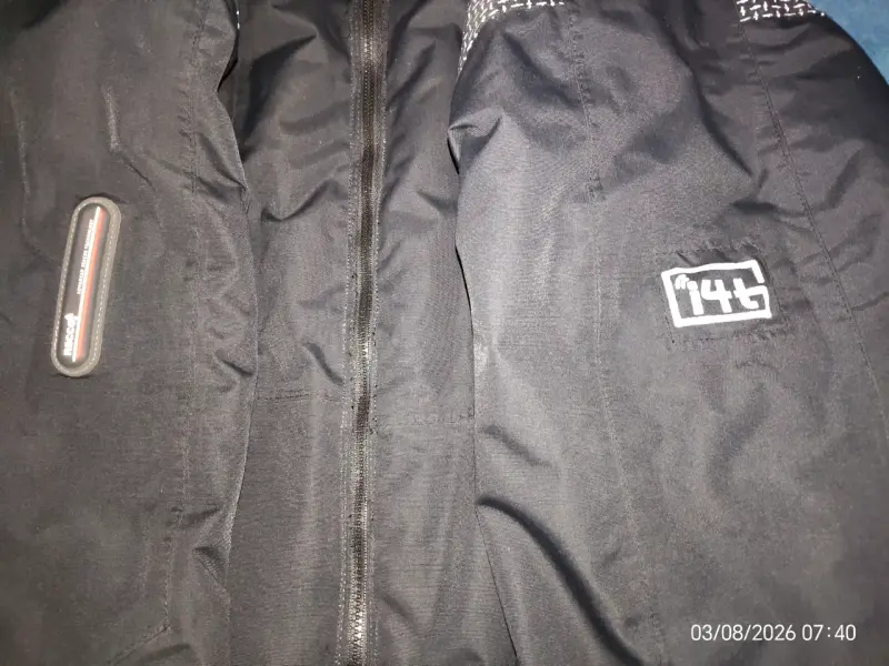 Chaqueta impermeable negra para hombre NW Aspen - 3