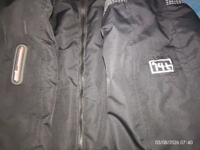 Chaqueta impermeable negra para hombre NW Aspen - miniatura 3
