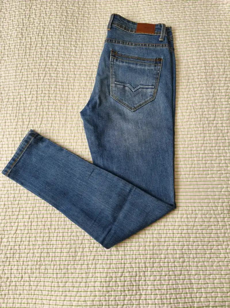 Jeans de mezclilla azul para mujer Pepe Jeans - 1