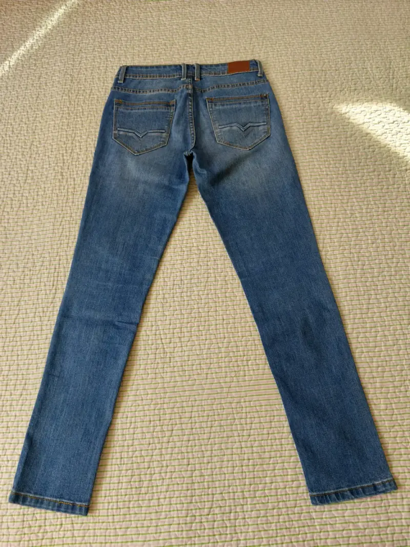 Jeans de mezclilla azul para mujer Pepe Jeans - 4
