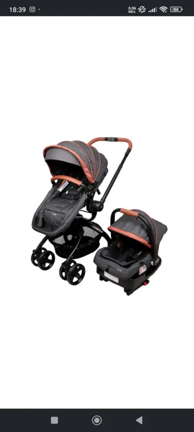 Coche de bebé Infanti Zion con silla de auto - miniatura 1