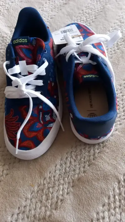 Zapatillas Adidas Vulcraid3r Skateboarding Azul Floral - miniatura 4